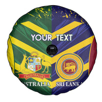 Custom Sri Lanka And Australia Cricket Spare Tire Cover 2025 The Lions Baggy Greens Together - Wonder Print Shop