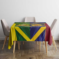 Custom Sri Lanka And Australia Cricket Tablecloth 2025 The Lions Baggy Greens Together - Wonder Print Shop