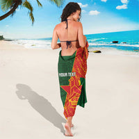 Custom Bangladesh And Zimbabwe Cricket Sarong 2025 Tigers Chevrons Together - Wonder Print Shop