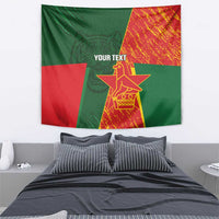 Custom Bangladesh And Zimbabwe Cricket Tapestry 2025 Tigers Chevrons Together - Wonder Print Shop