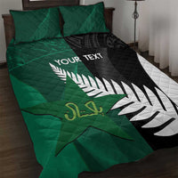 Custom New Zealand And Pakistan Cricket Quilt Bed Set 2025 Black Cap Shaheens Together - Wonder Print Shop