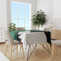 Custom New Zealand And Pakistan Cricket Tablecloth 2025 Black Cap Shaheens Together - Wonder Print Shop