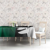 Custom New Zealand And Pakistan Cricket Tablecloth 2025 Black Cap Shaheens Together - Wonder Print Shop