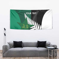 Custom New Zealand And Pakistan Cricket Tapestry 2025 Black Cap Shaheens Together - Wonder Print Shop