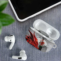 Wales Cardiff Capital AirPods Case Welsh Red Dragon Castell Caerdydd - Wonder Print Shop