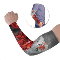 Wales Cardiff Capital Arm Sleeves Welsh Red Dragon Castell Caerdydd - Wonder Print Shop
