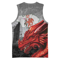 Wales Cardiff Capital Basketball Jersey Welsh Red Dragon Castell Caerdydd - Wonder Print Shop