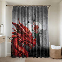 Wales Cardiff Capital Bathroom Set Welsh Red Dragon Castell Caerdydd - Wonder Print Shop
