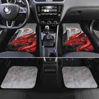 Wales Cardiff Capital Car Mats Welsh Red Dragon Castell Caerdydd - Wonder Print Shop
