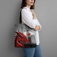 Wales Cardiff Capital Tote Bag Welsh Red Dragon Castell Caerdydd - Wonder Print Shop