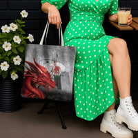 Wales Cardiff Capital Tote Bag Welsh Red Dragon Castell Caerdydd - Wonder Print Shop