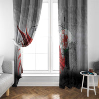 Wales Cardiff Capital Window Curtain Welsh Red Dragon Castell Caerdydd - Wonder Print Shop
