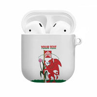 Personalised Wales Cardiff Capital AirPods Case Welsh Dragon Glamorgan Flag Style - Wonder Print Shop