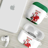 Personalised Wales Cardiff Capital AirPods Case Welsh Dragon Glamorgan Flag Style - Wonder Print Shop