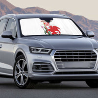 Personalised Wales Cardiff Capital Auto Sun Shade Welsh Dragon Glamorgan Flag Style - Wonder Print Shop