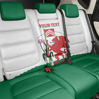 Personalised Wales Cardiff Capital Back Car Seat Cover Welsh Dragon Glamorgan Flag Style - Wonder Print Shop