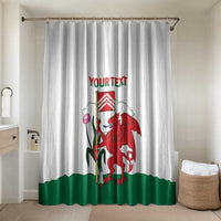 Personalised Wales Cardiff Capital Bathroom Set Welsh Dragon Glamorgan Flag Style - Wonder Print Shop
