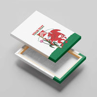 Personalised Wales Cardiff Capital Canvas Wall Art Welsh Dragon Glamorgan Flag Style - Wonder Print Shop