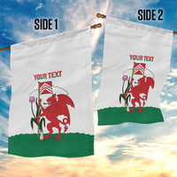 Personalised Wales Cardiff Capital Garden Flag Welsh Dragon Glamorgan Flag Style - Wonder Print Shop