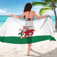 Personalised Wales Cardiff Capital Sarong Welsh Dragon Glamorgan Flag Style - Wonder Print Shop