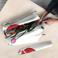 Personalised Wales Cardiff Capital Umbrella Welsh Dragon Glamorgan Flag Style - Wonder Print Shop