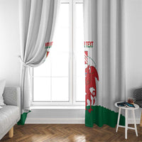 Personalised Wales Cardiff Capital Window Curtain Welsh Dragon Glamorgan Flag Style - Wonder Print Shop