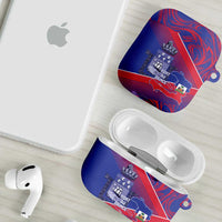 Port-au-Prince Afro-Haitians AirPods Case Ayiti Map Pòtoprens Flag Color - Wonder Print Shop