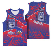Port-au-Prince Afro-Haitians Basketball Jersey Ayiti Map Pòtoprens Flag Color - Wonder Print Shop
