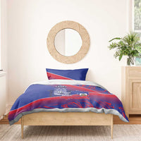 Port-au-Prince Afro-Haitians Bedding Set Ayiti Map Pòtoprens Flag Color - Wonder Print Shop
