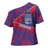 Port-au-Prince Afro-Haitians Cross Shoulder Shirt Ayiti Map Pòtoprens Flag Color - Wonder Print Shop