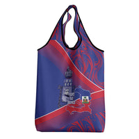 Port-au-Prince Afro-Haitians Grocery Bag Ayiti Map Pòtoprens Flag Color - Wonder Print Shop