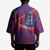 Port-au-Prince Afro-Haitians Kimono Ayiti Map Pòtoprens Flag Color - Wonder Print Shop