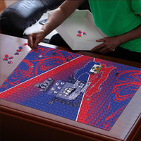 Port-au-Prince Afro-Haitians Puzzle Ayiti Map Pòtoprens Flag Color - Wonder Print Shop