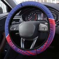 Port-au-Prince Afro-Haitians Steering Wheel Cover Ayiti Map Pòtoprens Flag Color - Wonder Print Shop
