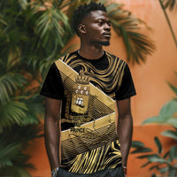 Port-au-Prince Afro-Haitians T shirt Ayiti Map Pòtoprens Gold Color LT14