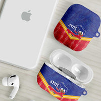 Afro-Haitians AirPods Case Proud Ayiti Veve Vodou Royal Palm Leaves - Wonder Print Shop