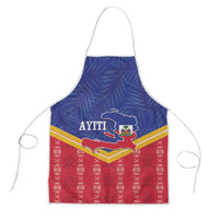 Afro-Haitians Apron Proud Ayiti Veve Vodou Royal Palm Leaves - Wonder Print Shop
