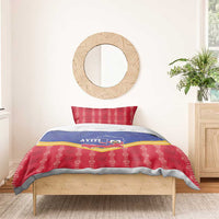 Afro-Haitians Bedding Set Proud Ayiti Veve Vodou Royal Palm Leaves - Wonder Print Shop