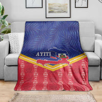 Afro-Haitians Blanket Proud Ayiti Veve Vodou Royal Palm Leaves - Wonder Print Shop