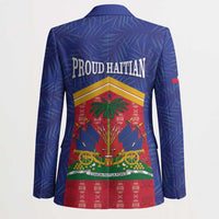 Afro-Haitians Blazer Proud Ayiti Veve Vodou Royal Palm Leaves - Wonder Print Shop