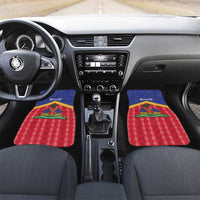 Afro-Haitians Car Mats Proud Ayiti Veve Vodou Royal Palm Leaves - Wonder Print Shop