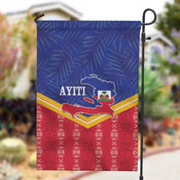 Afro-Haitians Garden Flag Proud Ayiti Veve Vodou Royal Palm Leaves - Wonder Print Shop