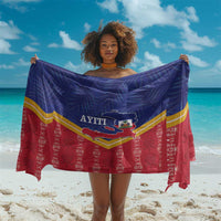 Afro-Haitians Sarong Proud Ayiti Veve Vodou Royal Palm Leaves - Wonder Print Shop
