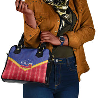 Afro-Haitians Shoulder Handbag Proud Ayiti Veve Vodou Royal Palm Leaves - Wonder Print Shop