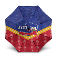 Afro-Haitians Umbrella Proud Ayiti Veve Vodou Royal Palm Leaves - Wonder Print Shop