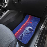 Custom Afro-Haiti Football Car Mats 2026 Grenadye Alaso Blue Version - Wonder Print Shop