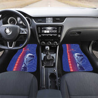 Custom Afro-Haiti Football Car Mats 2026 Grenadye Alaso Blue Version - Wonder Print Shop