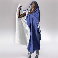 Custom Afro-Haiti Football Hooded Blanket 2026 Grenadye Alaso Blue Version - Wonder Print Shop
