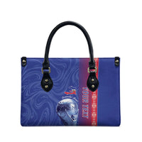 Custom Afro-Haiti Football Leather Bag 2026 Grenadye Alaso Blue Version - Wonder Print Shop