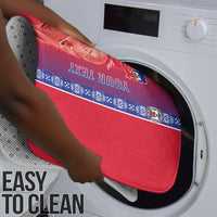 Custom Afro-Haiti Football Bathroom Set 2026 Grenadye Alaso Red Version - Wonder Print Shop
